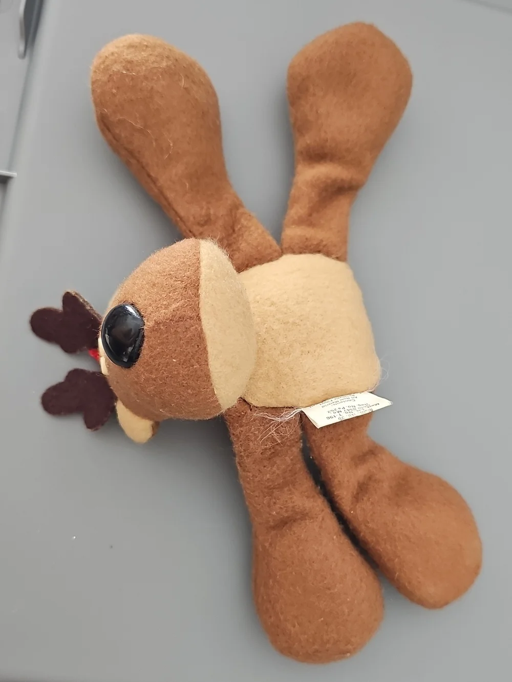 Rodney Reindeer Bean Bag Plush Christmas Vintage Deer Buck 🦌